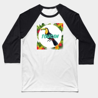 Colorful Keel-Billed Toucan Charity Baseball T-Shirt